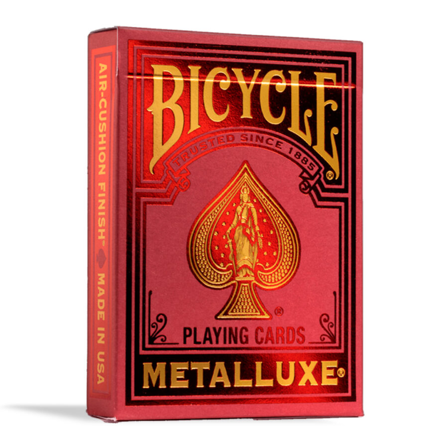 Metalluxe Holiday Red 10036357 cartas o naipes bicycle kah lifestyle guatemala
