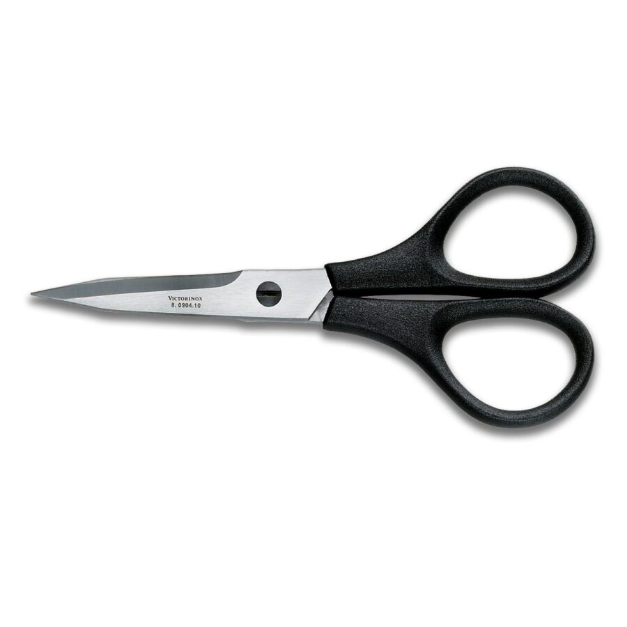 Tijeras domésticas profesionales Victorinox de 10 cm en acero inoxidable negro