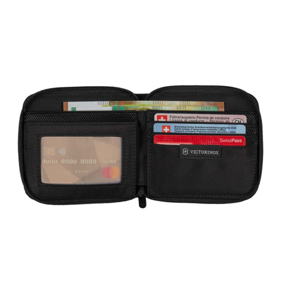 VICTORINOX BILLETERAS CON ZIPPER PROTECCIÓN RFID – SKU 610395