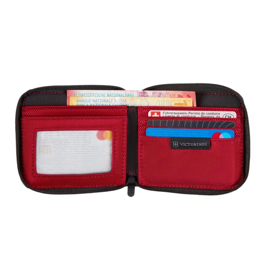 BILLETERAS CON ZIPPER RFID VICTORINOX – SKU 611970