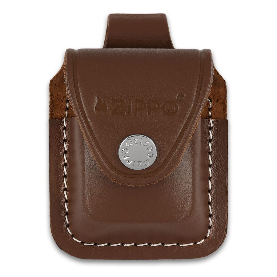 ESTUCHE ZIPPO CAFÉ CON TRABILLA Y CAJA DE REGALO – SKU ZP67011