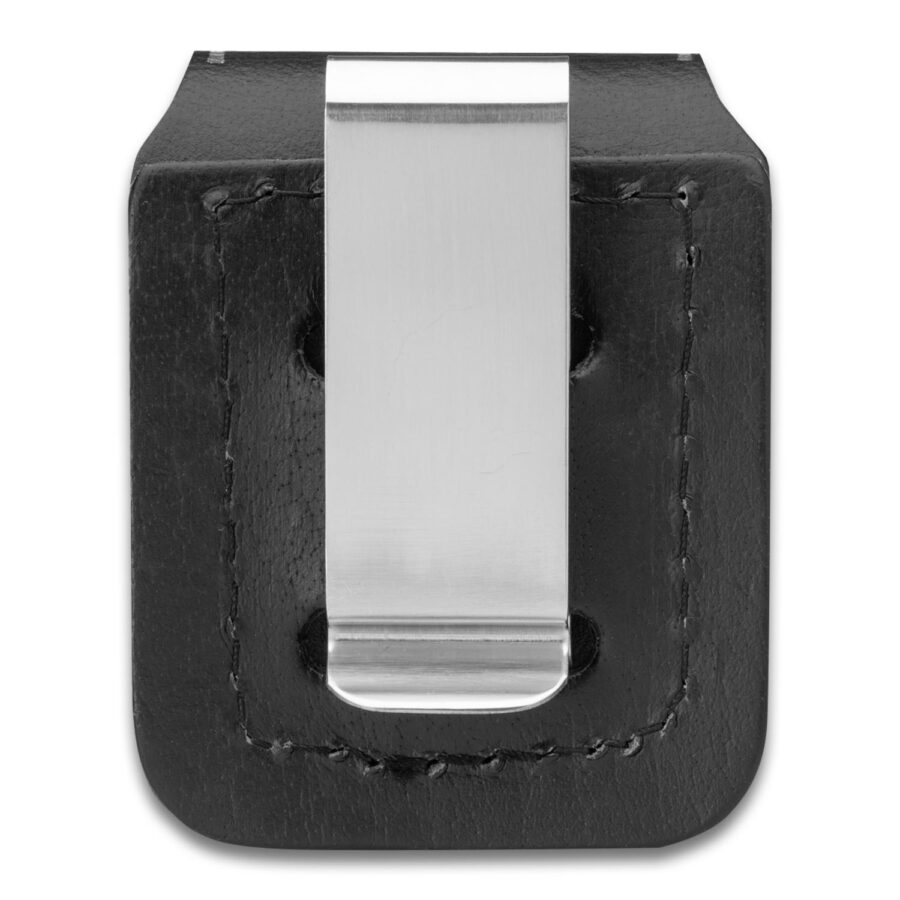 ESTUCHE ZIPPO NEGRO CON CLIP Y CAJA DE REGALO – SKU ZP67012