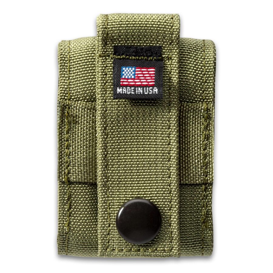 SET ZIPPO DE ENCENDEDOR NEGRO Y ESTUCHE TÁCTICO VERDE OD GREEN – SKU ZP49400