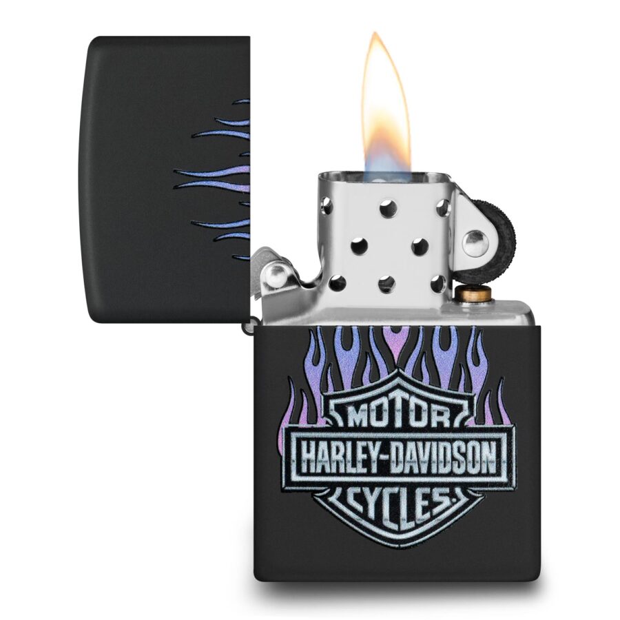 ENCENDEDOR ZIPPO HARLEY-DAVIDSON BLACK MATTE – SKU ZP46677