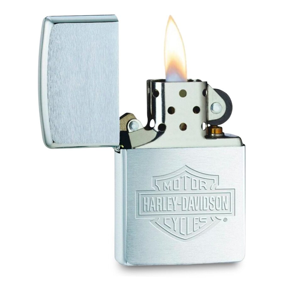 ENCENDEDOR ZIPPO HARLEY-DAVIDSON BRUSHED CHROME – SKU 200HD.H199