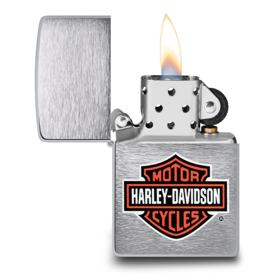 ENCENDEDOR ZIPPO HARLEY-DAVIDSON BRUSHED CHROME – SKU 200HD.H252