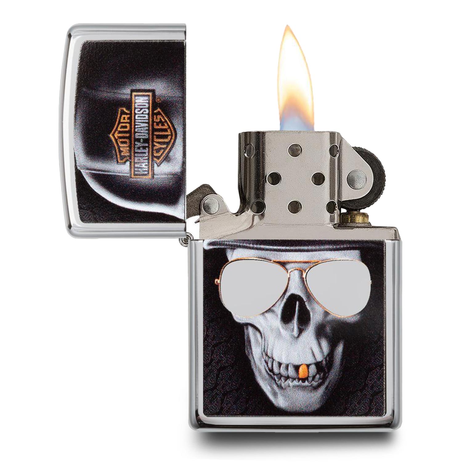 ENCENDEDOR ZIPPO HARLEY-DAVIDSON HIGH POLISH CHROME – SKU ZP29739