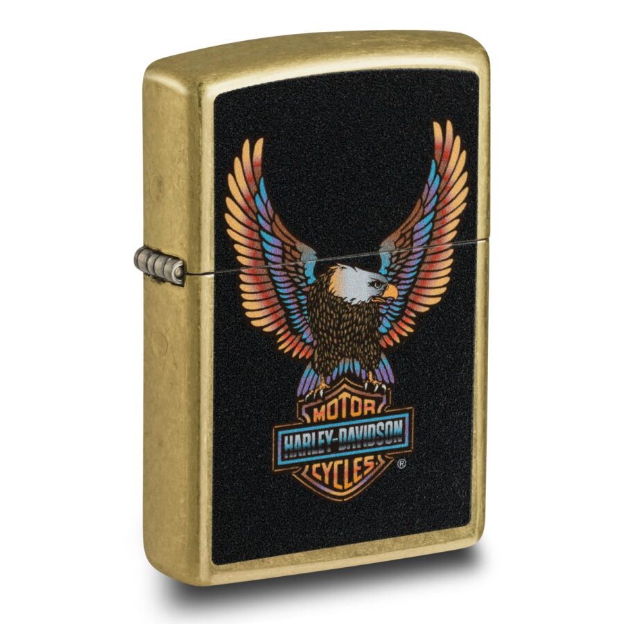 ENCENDEDOR ZIPPO HARLEY-DAVIDSON STREET BRASS – SKU ZP46678