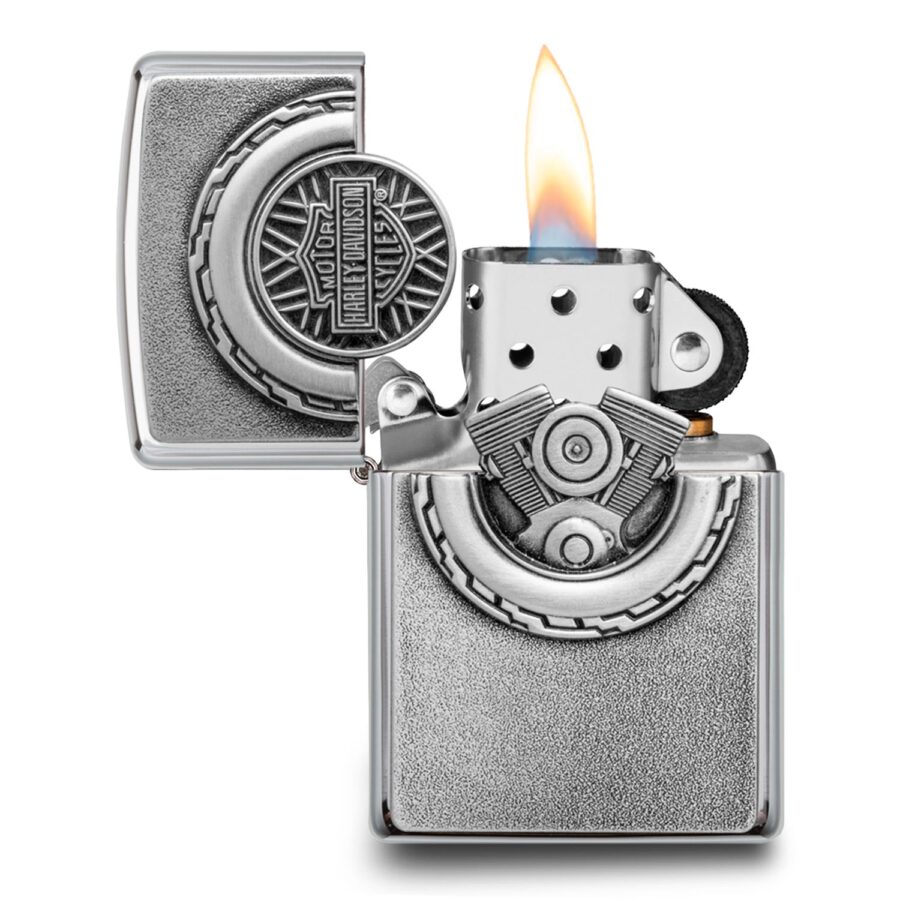 ENCENDEDOR ZIPPO HARLEY-DAVIDSON STREET CHROME – SKU ZP49175