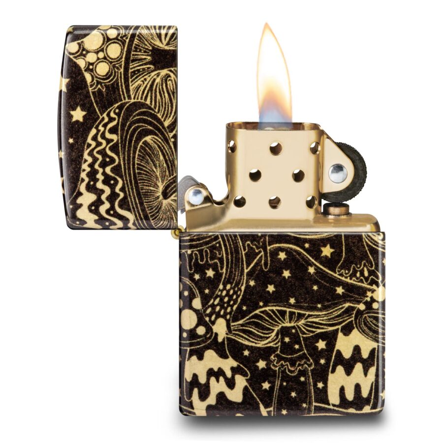 ENCENDEDOR ZIPPO MUSHROOMS DESIGN – SKU ZP46277