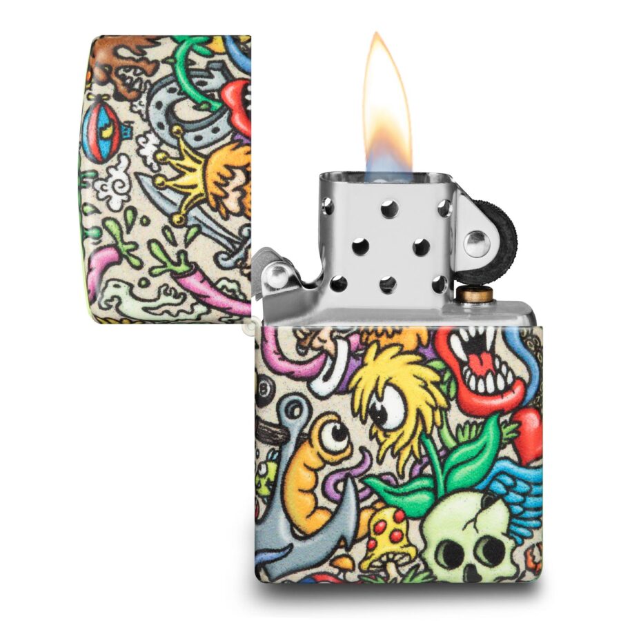 ENCENDEDOR ZIPPO TATTOO THEME DESIGN – SKU ZP48394